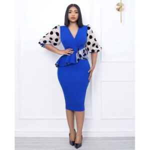 Classic Office Ladies Gown(doesn't Come With Belt)